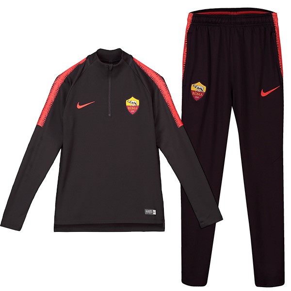 Chandal Del Niños AS Roma 2018-2019 Negro